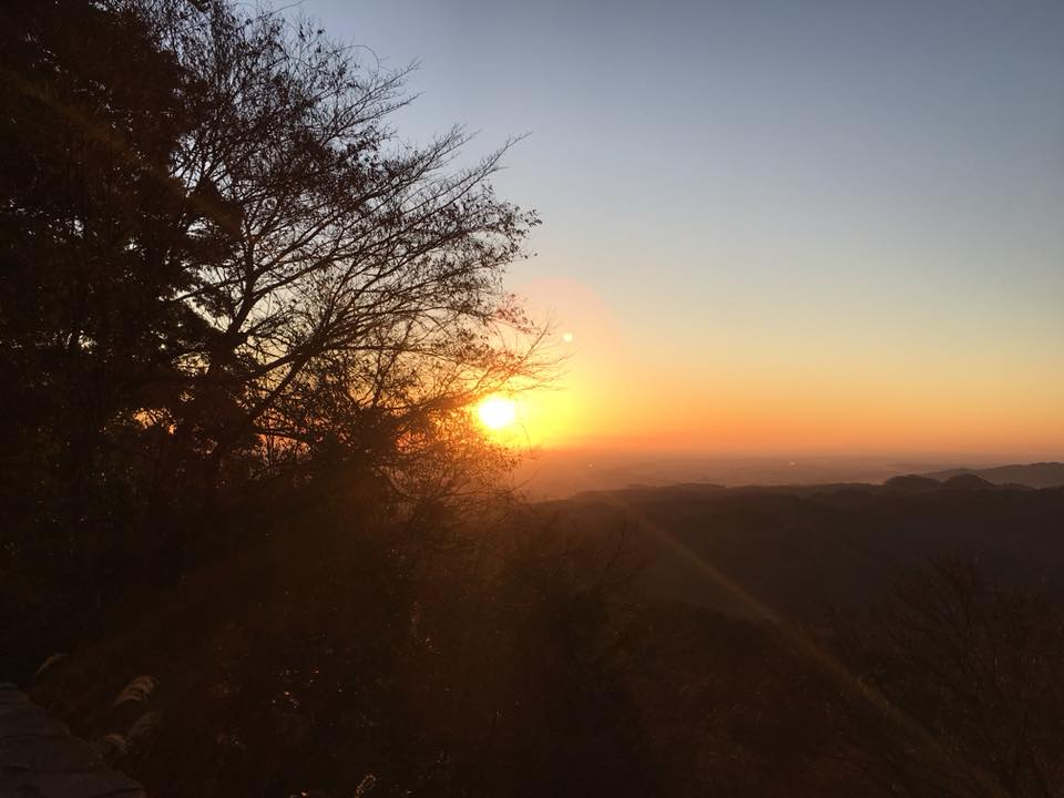 高尾山　初日の出　混雑